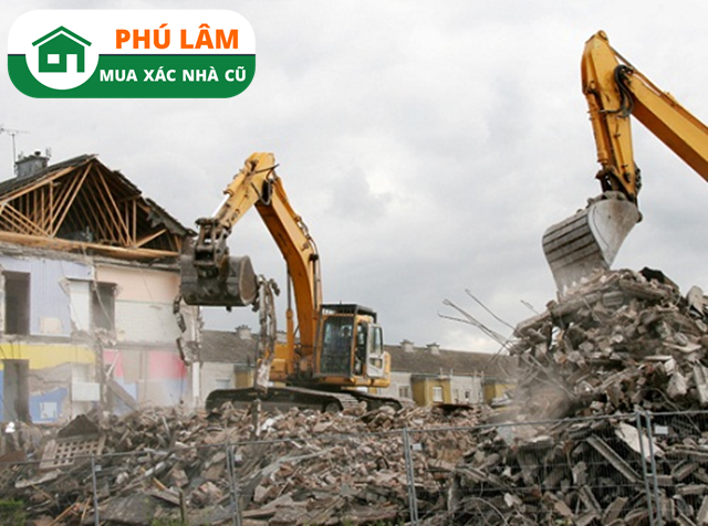 Phá dỡ nhà cũ Quận 2 Phú Lâm