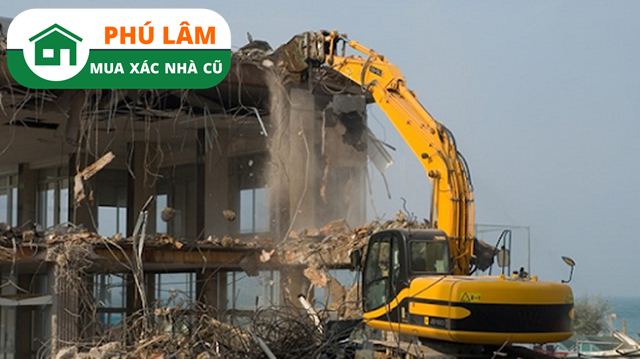 Phá dỡ nhà cũ Quận 3 Phú Lâm