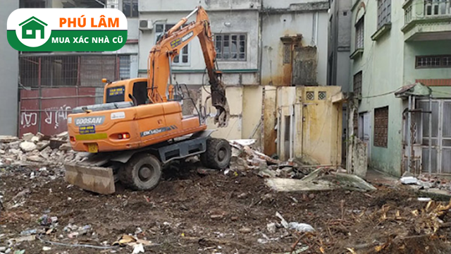 Phá dỡ nhà cũ Quận 7 Phú Lâm