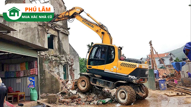 Phá dỡ nhà cũ Quận 8 Phú Lâm