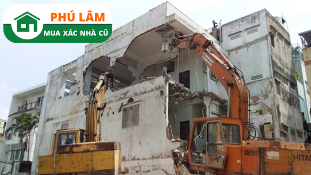 Phá dỡ nhà cũ Quận Tân Phú Phú Lâm